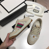 Gucci sneakers detailed view showing premium designer craftsmanship