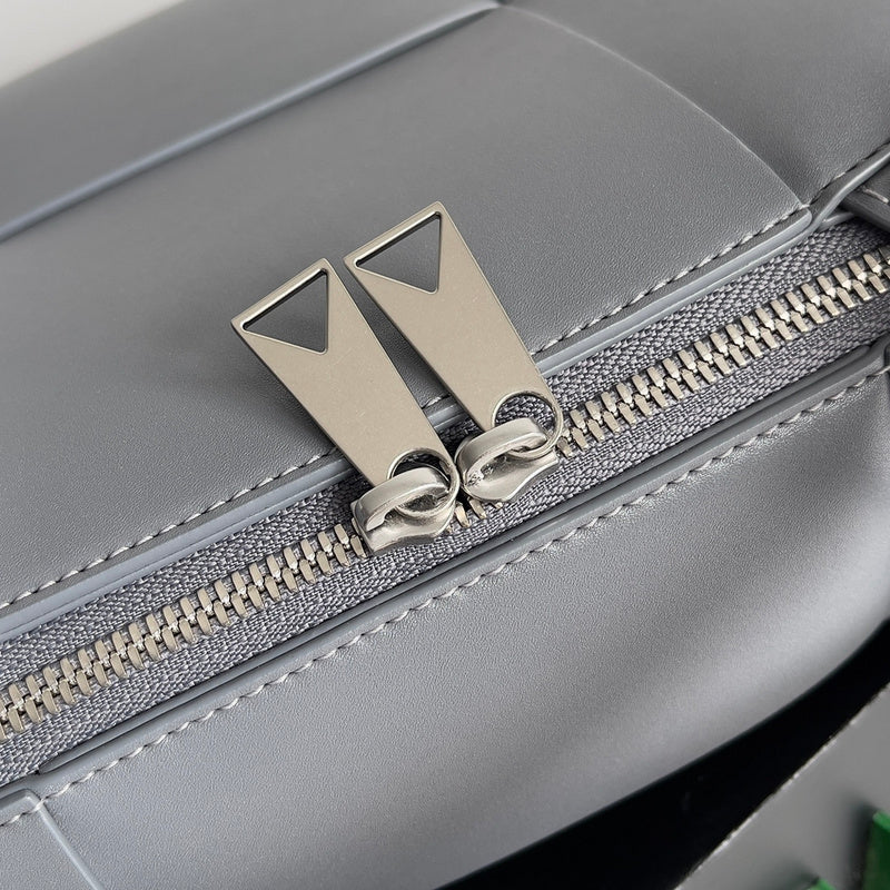 Statement Faux Leather Handbag - Modern Structured Build | Women's Fashion Handbag #1583 - styled full view (image 7) of designer-inspired handbag