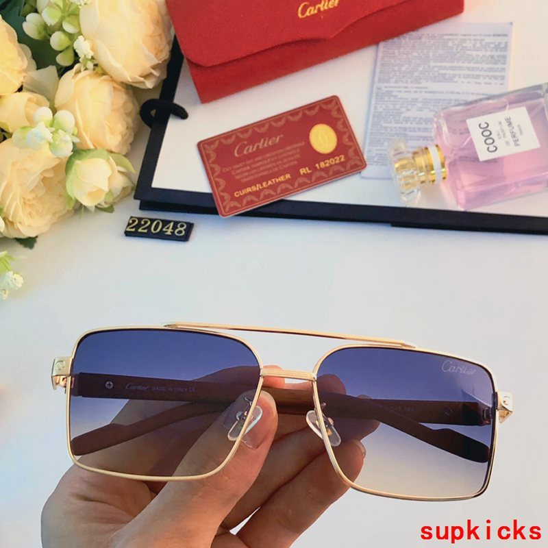 Front view of Cartier unisex sunglasses
