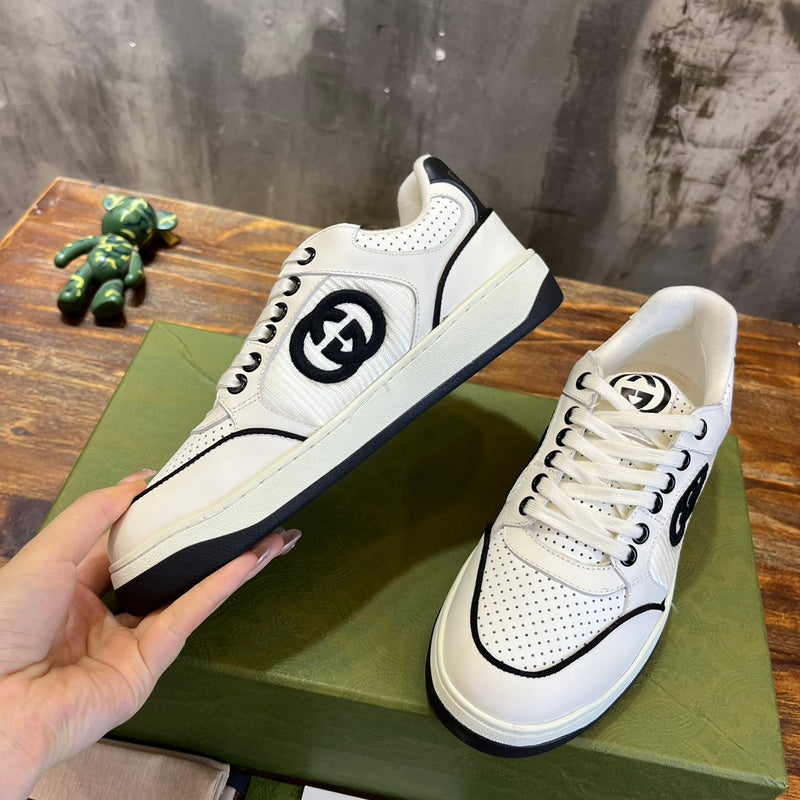 Gucci two-tone luxury sneakers view 5 streetwear statement look