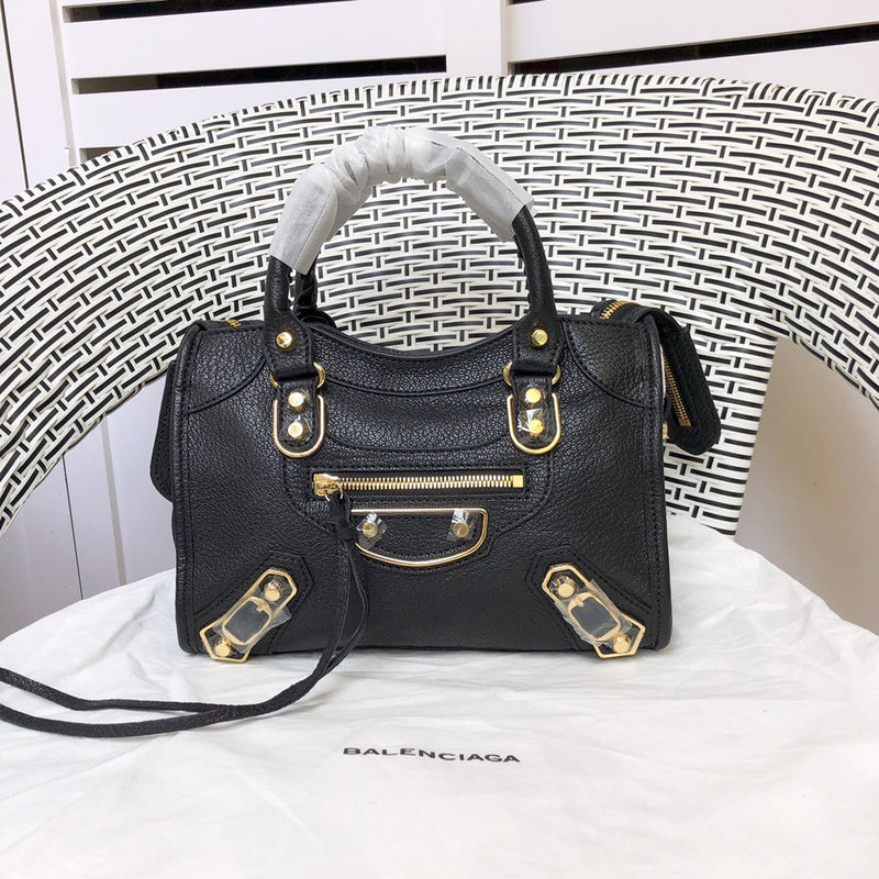 Front view of statement structured women's handbag – women's statement bag