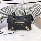 Front view of statement structured women's handbag – women's statement bag