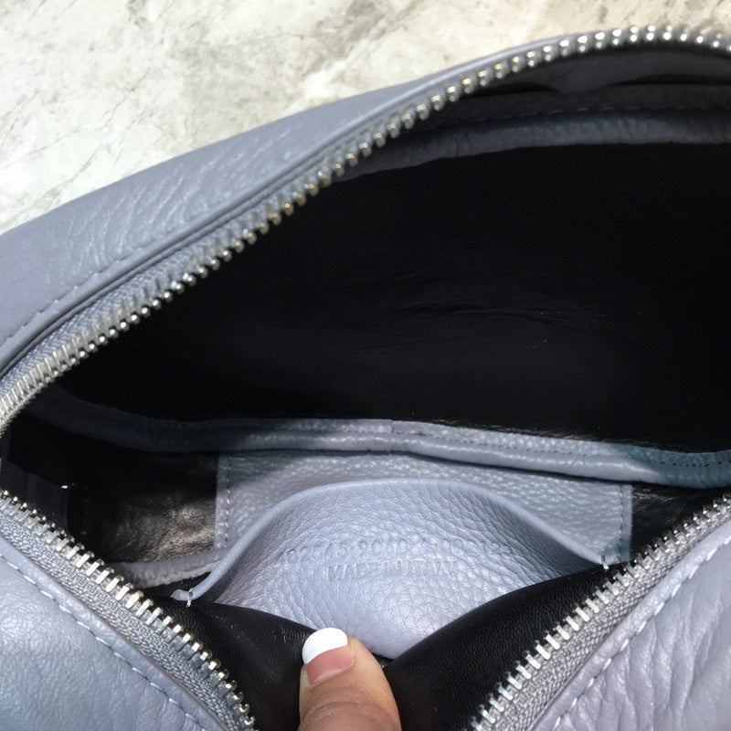 Modern Vegan Leather Handbag - Sleek Minimalist Lines | Women's Premium Handbag #814 - texture close-up (image 9) of designer-inspired handbag