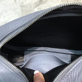 Modern Vegan Leather Handbag - Sleek Minimalist Lines | Women's Premium Handbag #814 - texture close-up (image 9) of designer-inspired handbag
