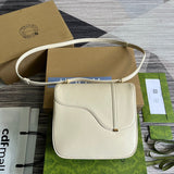 Front view of classic elevated women's handbag – women's luxury handbag