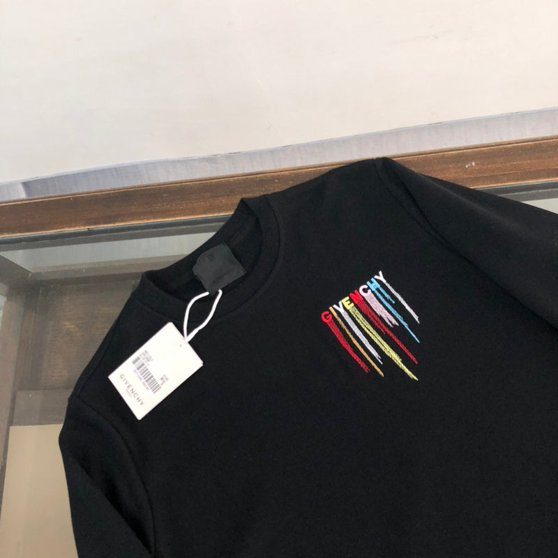 Close-up detail shot of Givenchy luxury clothing with contemporary cut