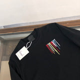 Close-up detail shot of Givenchy luxury clothing with contemporary cut