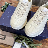 Gucci bold contrast luxury sneakers view 7 signature lace-up style