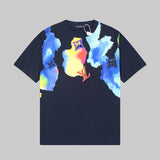Close-up detail shot of Louis Vuitton cotton t-shirt with everyday silhouette