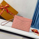 Front view of structured sleek women's handbag – women's luxury handbag