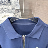 Side profile of Moncler luxury clothing with tailored silhouette