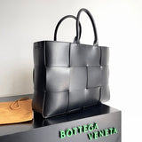 Classic Faux Leather Handbag - Refined Silhouette | Women's Fashion Handbag #1570 - styled full view (image 7) of designer-inspired handbag