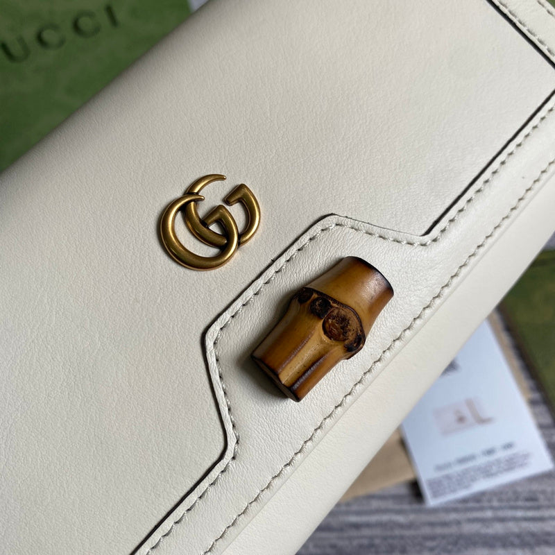 Back view of sleek signature women's handbag – women's luxury accessory