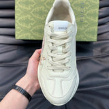 Gucci crisp white luxury sneakers view 6 cushioned comfort fit