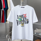Back view of Louis Vuitton cotton t-shirt with signature branding