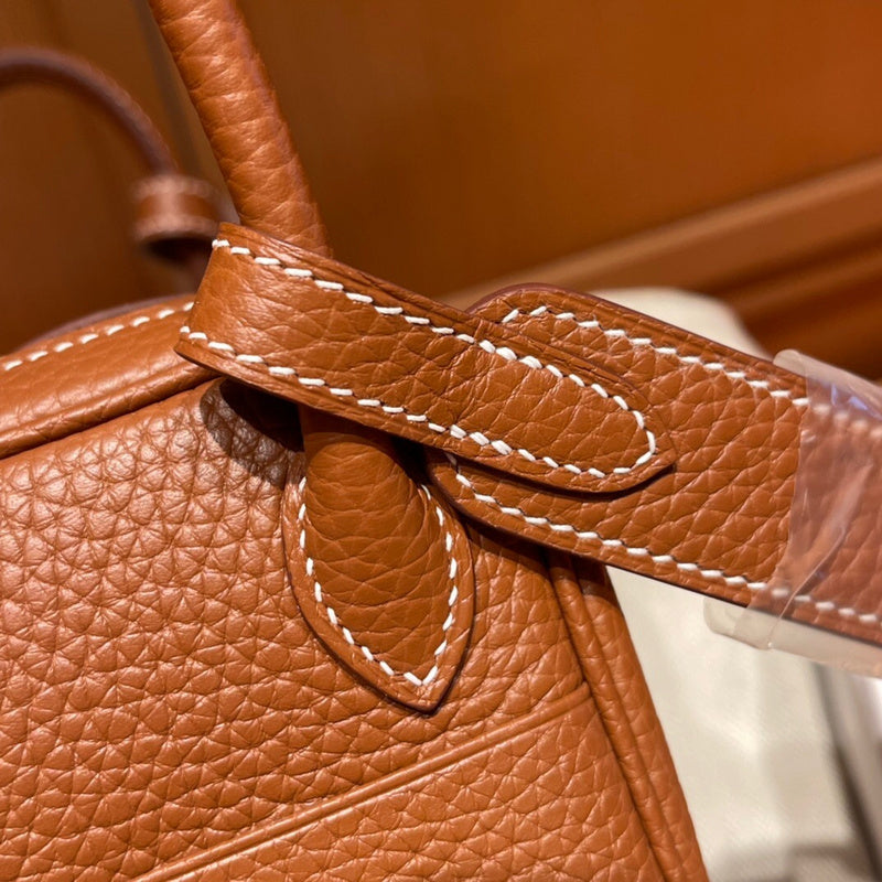 Close-up detail of poised bag design