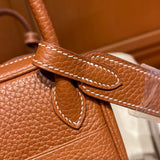 Close-up detail of poised bag design