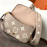  Clean-Lined crossbody bag carried on shoulder 10