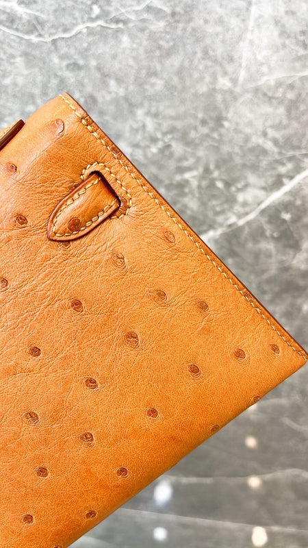 Side view of graceful structured handbag