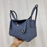 Polished shopper bag carried on shoulder