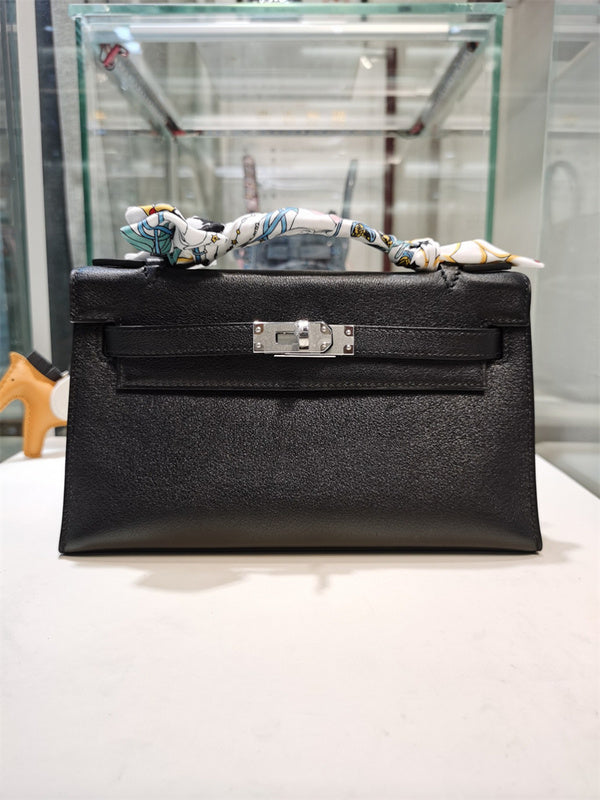 Close-up detail of poised bag design
