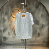 Side profile of Louis Vuitton cotton t-shirt with runway-inspired design