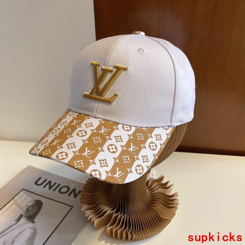 Side view of Louis Vuitton unisex cap