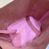 Close-up detail of poised bag design