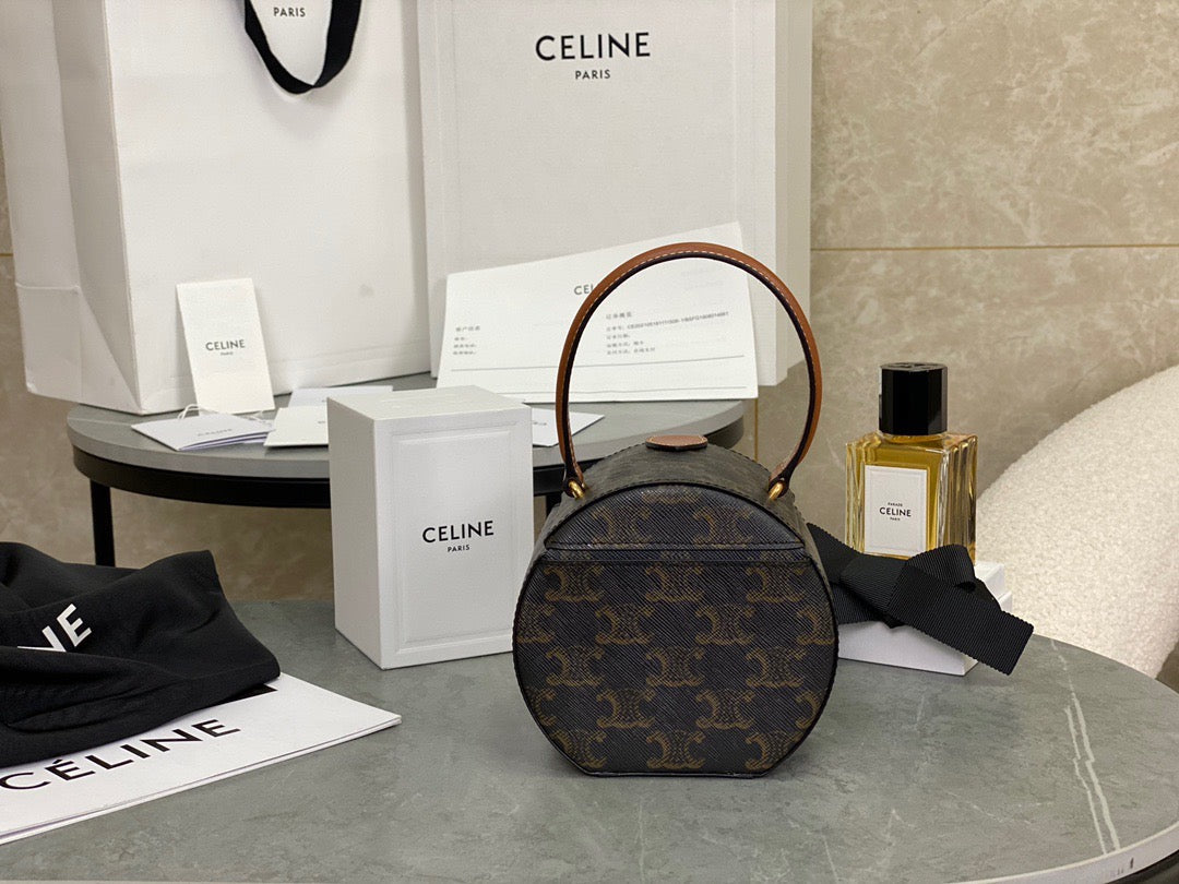 Celine Round Box – luxury designer cel round box at Bellvora