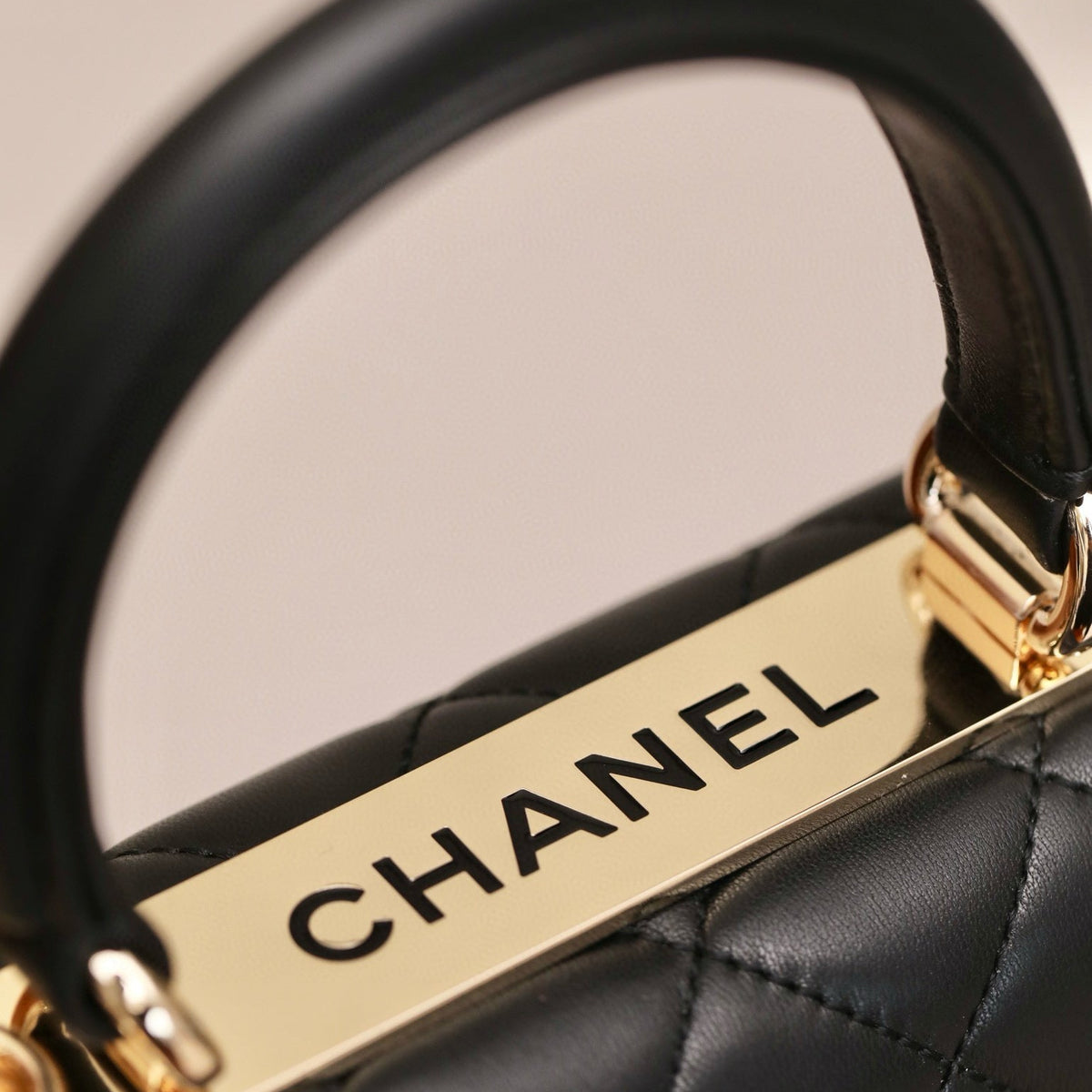 Front view of Chanel 24C Mini Trendy Bag premium piece