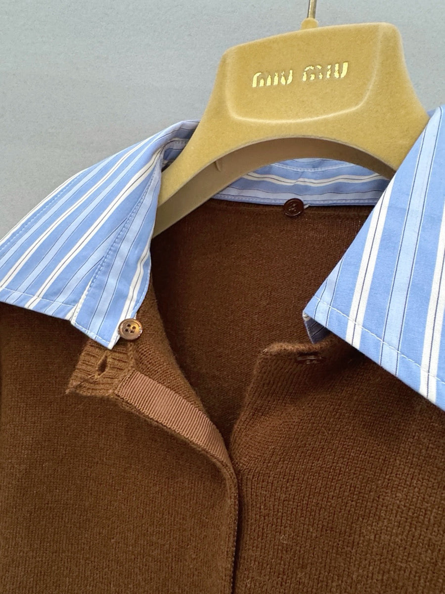 Sweaters? Miu M Cardigan Premium Casual Designer Knitwear