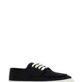 Prada premium sneakers detail and craftsmanship close-up