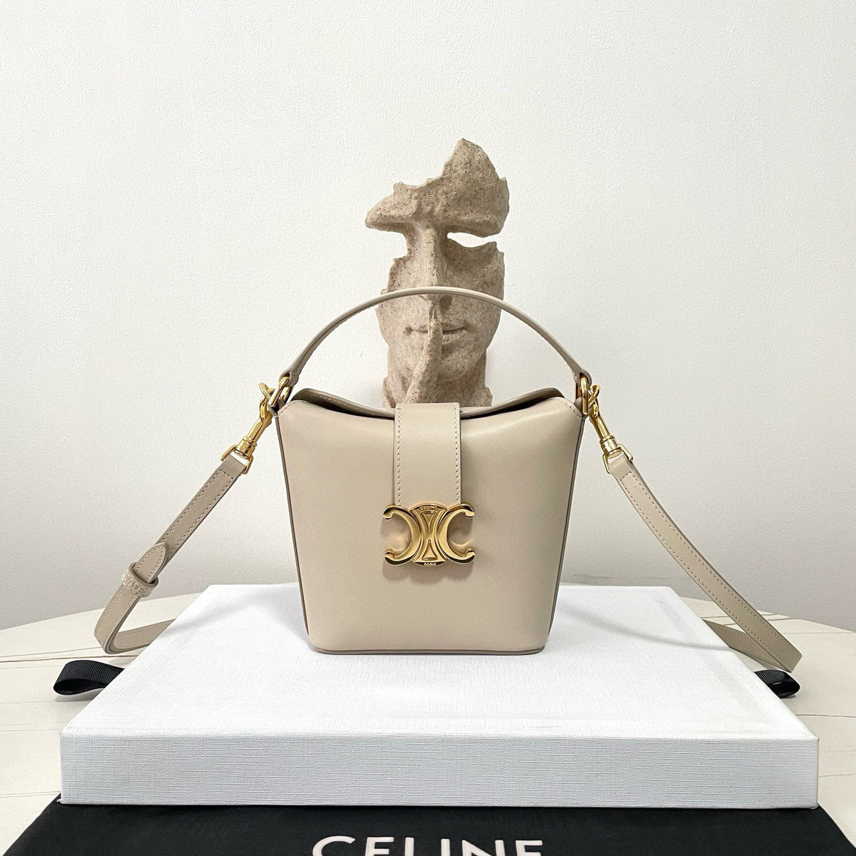 Celine Mini Bucket Louise Bag – luxury designer cel mini bucket louise bag at Bellvora