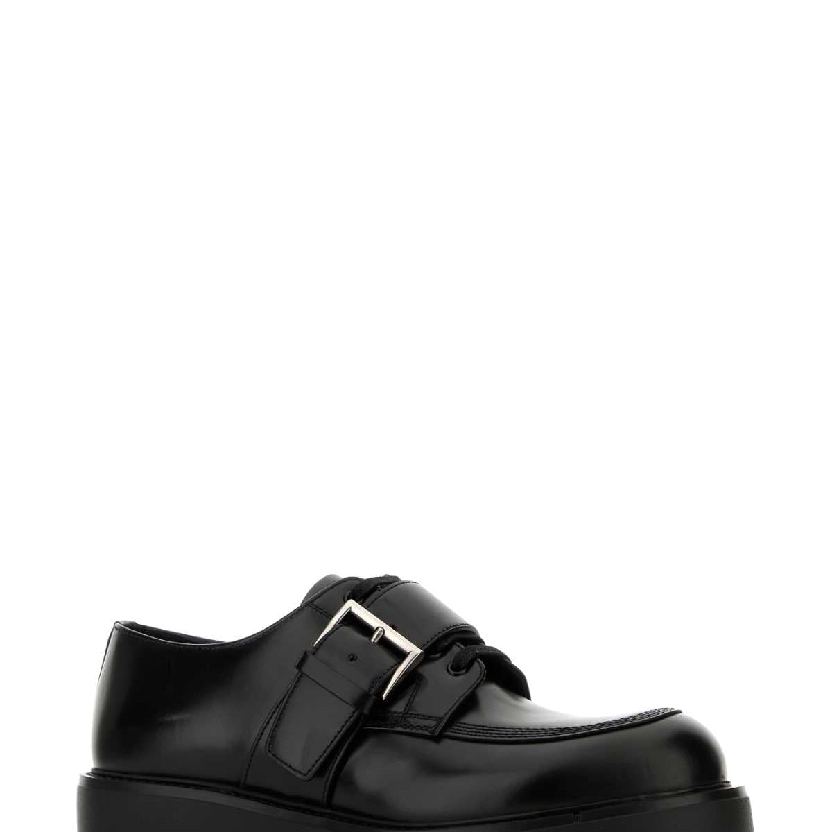 Prada premium carshoes detail and craftsmanship close-up