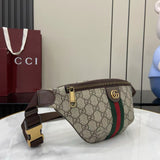 Front view of Gucci Ophidia Small Belt Bag premium belt bag