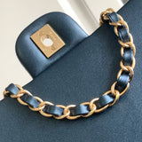 Chanel Classic Flap Denim Bag detail shot – authentic designer craftsmanship