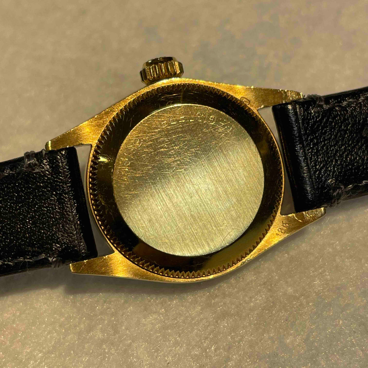 Front view of Rolex unisex watch