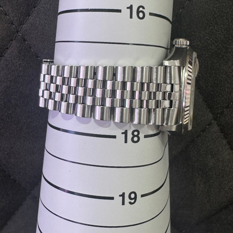 Front view of Rolex unisex watch