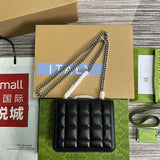 Front view of signature polished women's handbag – women's luxury accessory