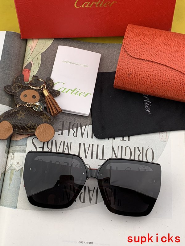 Lifestyle view of Cartier unisex sunglasses