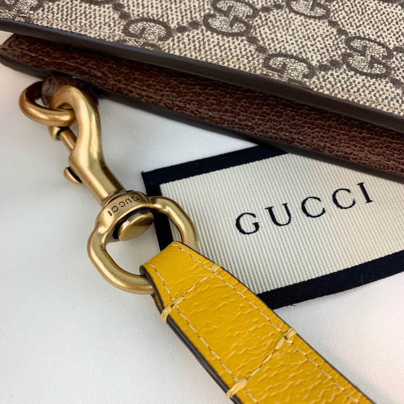 Back view of classic polished women's handbag – women's designer-style accessory