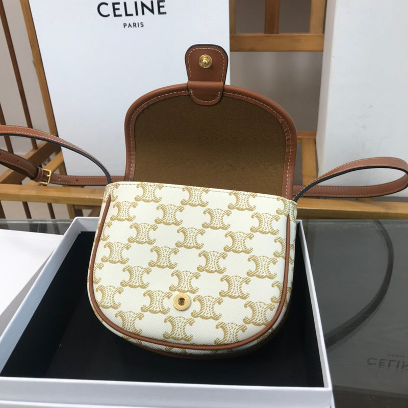 Side profile of elevated classic women's handbag – women's luxury handbag