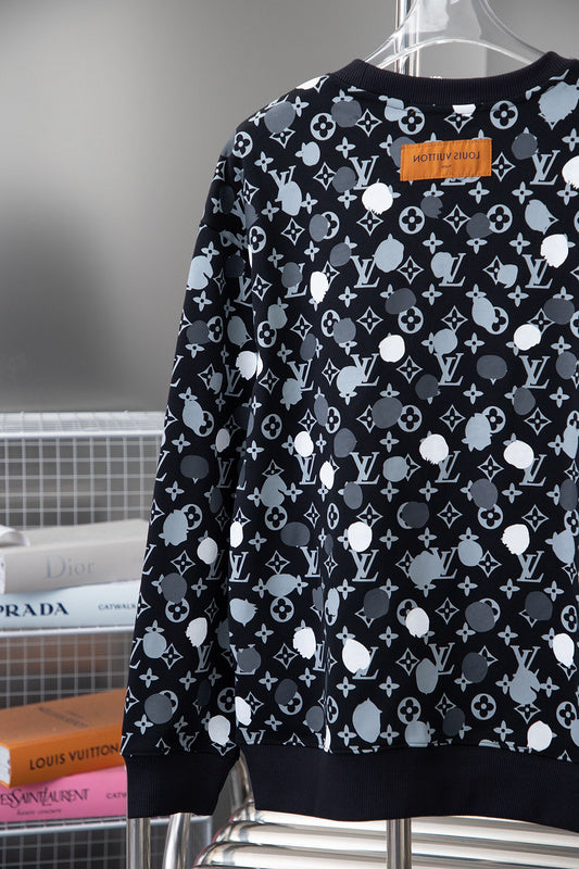 Back view of Louis Vuitton luxury clothing with streetwear-inspired cut