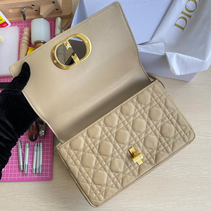 Top view of statement chic women's handbag – women's luxury handbag