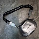 Polished Faux Leather Handbag - Polished Finish | Women's Fashion Handbag #740 - side angle view (image 2) of designer-inspired handbag