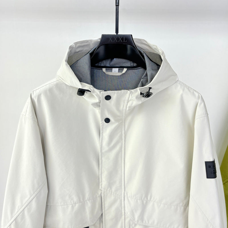 Close-up of Burberry designer clothing craftsmanship