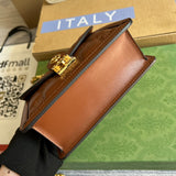 Poised bag shown from front angle