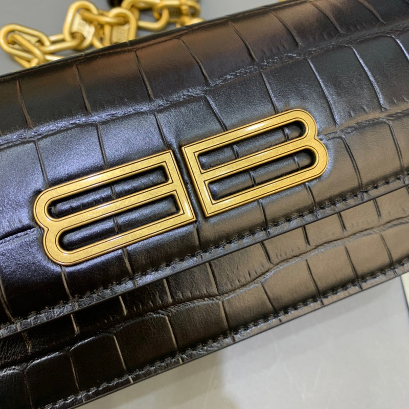 Contemporary Vegan Leather Handbag - Statement Silhouette | Women's Fashion Handbag #409 - interior view (image 6) of designer-inspired handbag