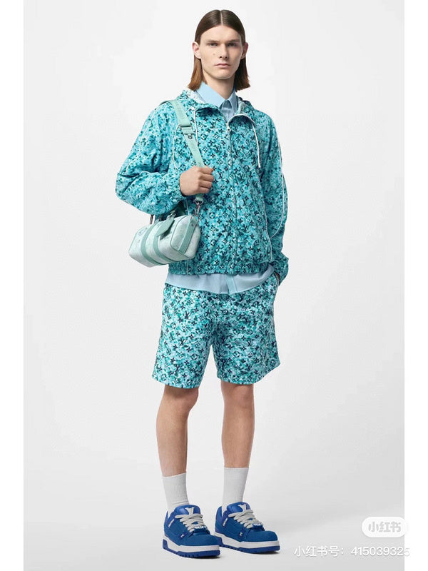 Full styled look of Louis Vuitton luxury clothing with contemporary cut