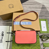 Side profile of statement polished women's handbag – women's everyday handbag